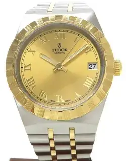 Tudor Tudor Royal 28403 34mm Yellow gold and Stainless steel Champagne