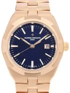 Vacheron Constantin Vacheron Constantin Overseas 4600V/200R-B979 34.5mm Rose gold Blue