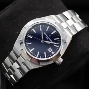 Vacheron Constantin Vacheron Constantin Overseas 4600V/200A-B980 34.5mm Stainless steel Blue