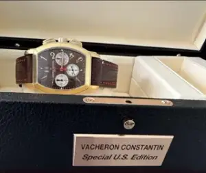 Vacheron Constantin Vacheron Constantin Malte 49145/000R-9309 38mm Rose gold Brown and White