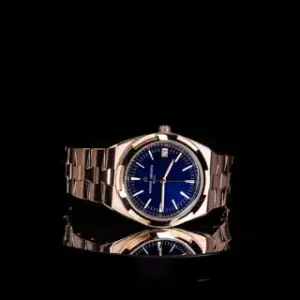 Vacheron Constantin Vacheron Constantin Overseas 4500V/110R-B705 41mm Rose gold Blue