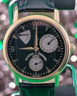 Vacheron Constantin Vacheron Constantin Patrimony 47200/1 36mm Yellow gold Black