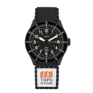 Vaer DS4 Topo Designs x W&W Solar Hiker - Black