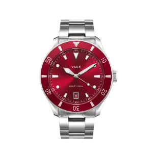 Vaer DS2 Meridian Red - Quartz 39mm