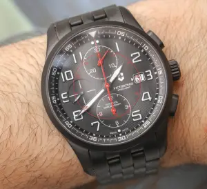 Victorinox Swiss Army Airboss Mechanical Chronograph Black Edition