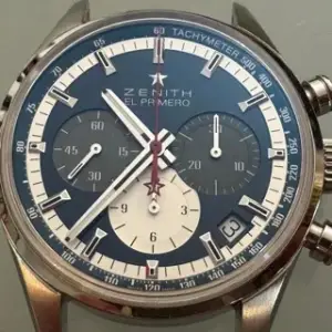 Zenith Zenith El Primero 03.2150.400/53.M2150 38mm Stainless steel Blue