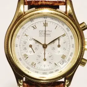 Zenith Zenith El Primero Chronograph 06210400 39mm Yellow gold Silver