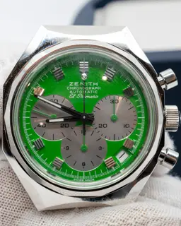 Zenith Zenith Defy 03.A780.400-2/91.M3642 37mm Stainless steel Green