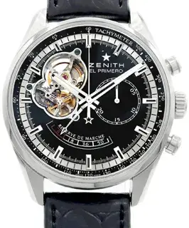Zenith Zenith El Primero 03.2080.4021 42mm Stainless steel Black