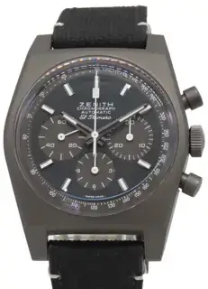 Zenith Zenith Revival 97.T384.4061/21.C822 37mm Titanium Black