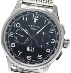 Zenith Zenith El Primero 03.2410.4010/21.M2410 42mm Stainless steel Black