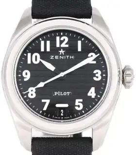 Zenith Zenith Pilot 03.4000.3620/21.I001 40mm Stainless steel Black