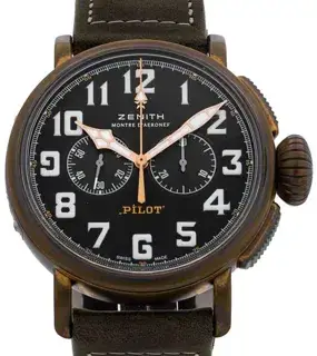 Zenith Zenith Pilot 29.2430.4069/57.C808 45mm Bronze Blue