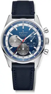 Zenith Zenith Chronomaster 03.3200.3600/52.C910 38mm Stainless steel Blue