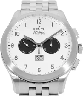 Zenith Zenith El Primero Chronograph 305.204.010 43mm Stainless steel Silver