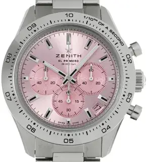 Zenith Zenith Chronomaster 03.3109.3600/18.M3100 41mm Stainless steel Pink