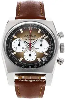 Zenith Zenith Revival 03.A384.400/385.C855 37mm Stainless steel Brown