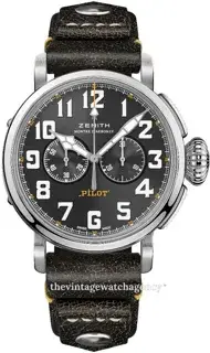 Zenith Zenith Pilot 03.2434.4069/20.I010 45mm Stainless steel Gray