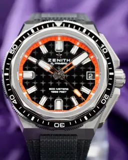 Zenith Zenith Defy 95.9600.3620/21.I300 42.5mm Titanium Black