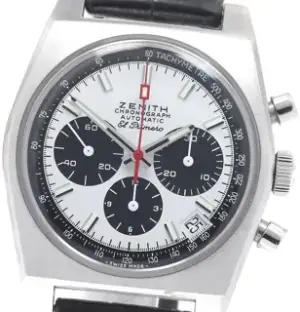 Zenith Zenith Revival 03.A384.400 37mm Stainless steel Black and White
