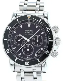 Zenith Zenith El Primero Chronograph 02.0471.400/21 39mm Stainless steel Black