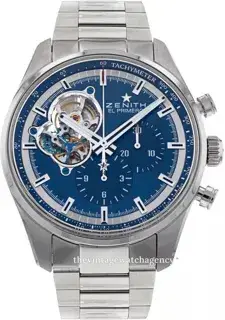 Zenith Zenith El Primero 03.20416.4061/51.M2040 42mm Stainless steel Blue