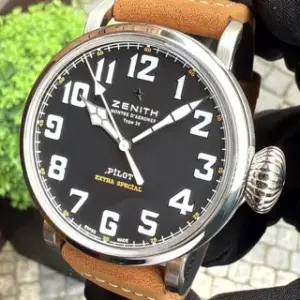 Zenith Zenith Pilot 03.2430.3000/21.c738 45mm Stainless steel Black
