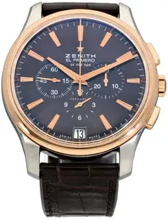 Zenith Zenith El Primero 51.2112.400 42mm Stainless steel Brown