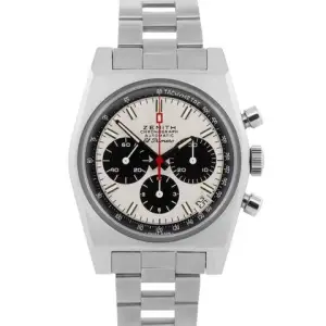 Zenith Zenith El Primero Chronomaster2020 PAPERS Zenith Chronomaster El Primero PANDA 37mm Steel 03.A384.400 BOX