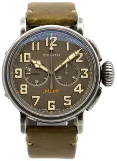 Zenith Zenith Pilot 11.2430.4069/21.C773 45mm Stainless steel Gray