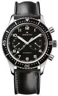 Zenith Zenith Pilot 03.2240.4069/21.C774 43mm Stainless steel Black