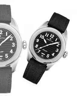 Zenith Zenith Pilot 03.4000.3620/21.L001 40mm Stainless steel Black