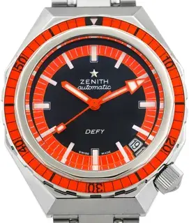 Zenith Zenith Defy 03.A3648.670/21.M3648 38mm Stainless steel Black
