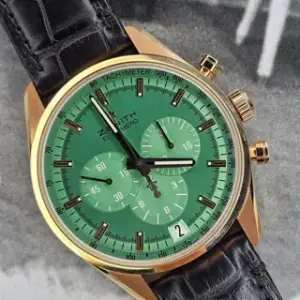 Zenith Zenith El Primero Chronograph 18.2044.400/17.C494 42mm Rose gold Green