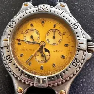 Zenith Zenith Defy 59.2000.393) 36mm Stainless steel Golden