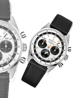 Zenith Zenith Chronomaster 03.3400.3610/38.C911 38mm Stainless steel Black and Silver