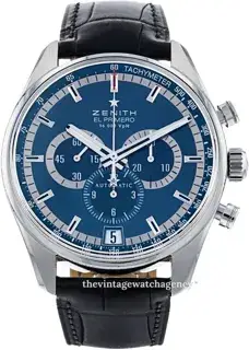 Zenith Zenith El Primero 03.2041.400/51.C496 42mm Stainless steel Blue