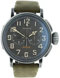 Zenith Zenith Pilot 11.2430.4069/21 45mm Stainless steel Gray