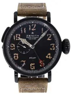 Zenith Zenith Pilot Type 20 GMT 96.2431.693 48mm Titanium Black