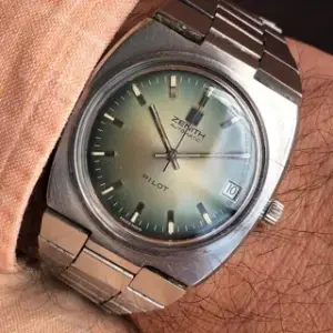 Zenith Zenith Pilot 2572,,28800,2562,135 37mm Stainless steel Turquoise