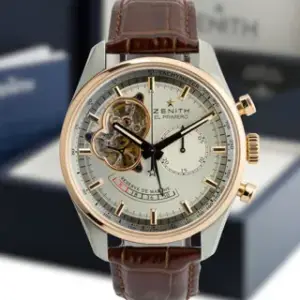 Zenith Zenith El Primero 51.2080.4021/01.C494 42mm Rose gold and Stainless steel Silver