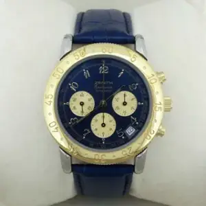Zenith Zenith El Primero Chronograph 19.0130.400 38mm Yellow gold and Stainless steel Blue