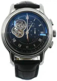 Zenith Zenith El Primero 03.1260.4021 45mm Stainless steel Black