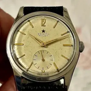 Zenith Zenith Pilot 35mm Stainless steel Gray