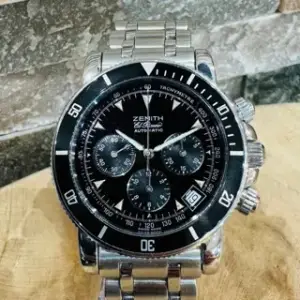 Zenith Zenith El Primero Chronograph 02-0370-400 40mm Stainless steel Black
