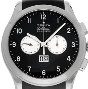 Zenith Zenith El Primero 03.0520.4010 44mm Stainless steel Black