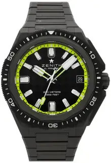 Zenith Zenith Defy 97.9600.3620/21.I300 42.5mm Titanium Black