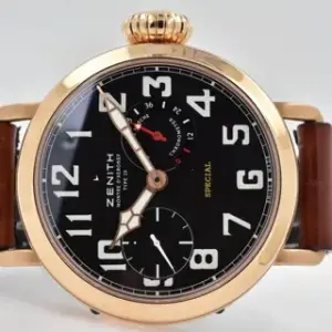 Zenith Zenith Pilot 18.2420.5011/21.C723 57.5mm Rose gold Black