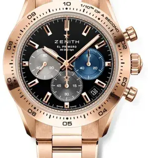 Zenith Zenith Chronomaster Sport 18.3101.3600/21.M3100 41mm Rose gold Black