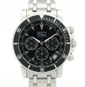 Zenith Zenith El Primero 02-0370-400 39mm Stainless steel Black